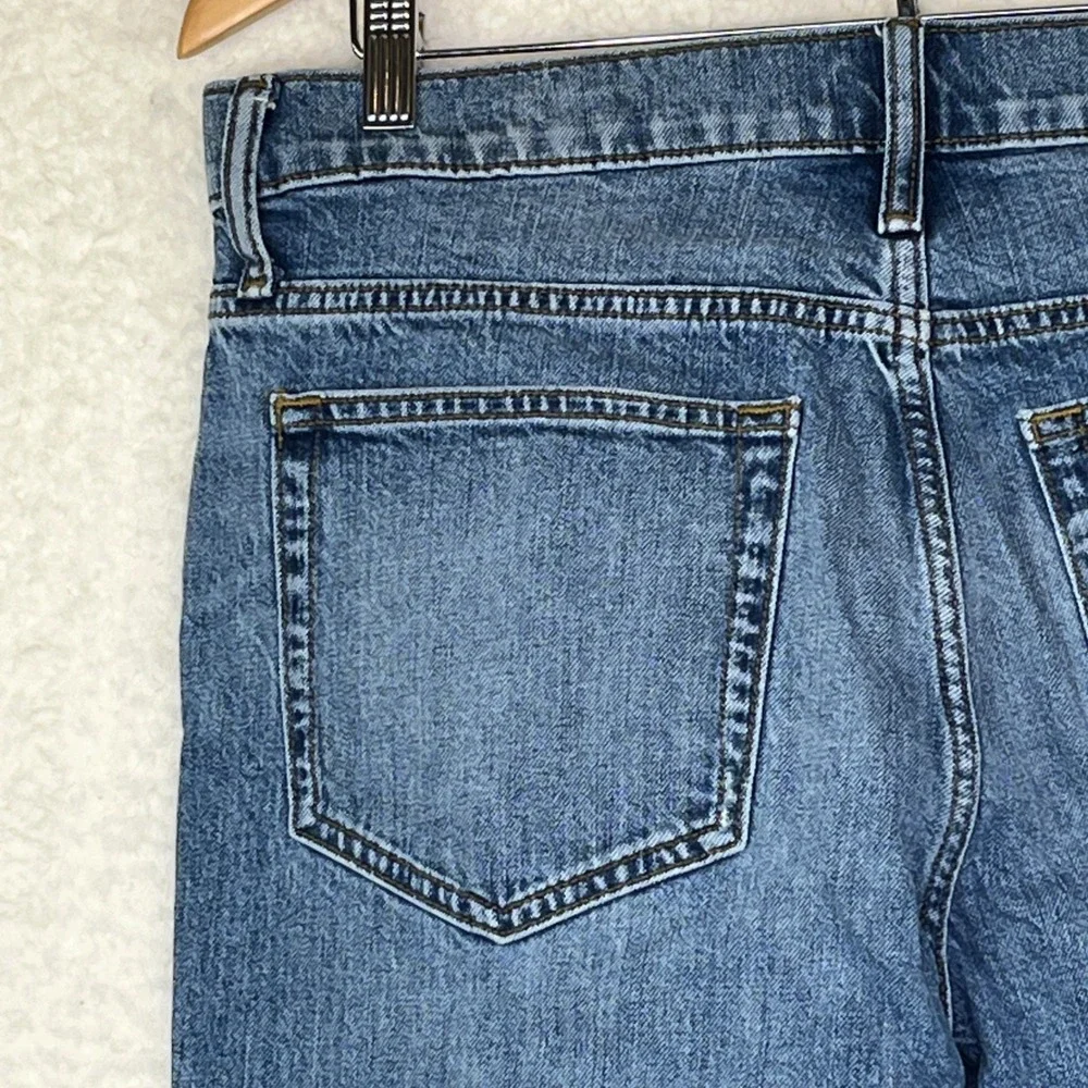 J.Crew Flex Straight Fit Jeans Mens 33x32 Medium Wash Blue Denim Pants